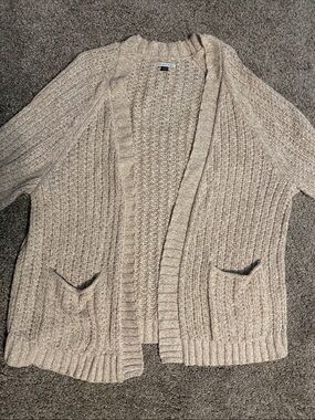 AE Oversized Open Front Cardigan Sweater
